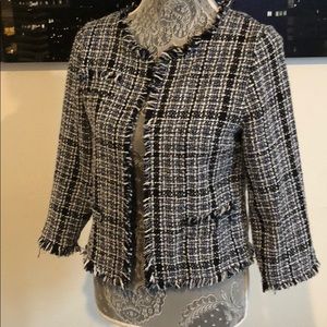 Navy Tweed Jacket